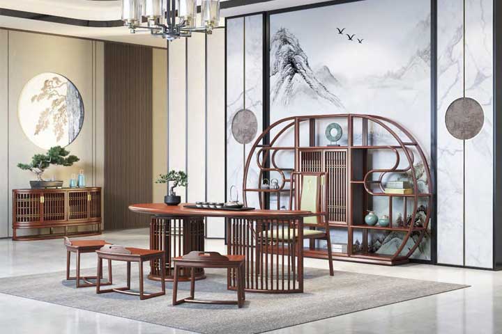 新中式实木茶台