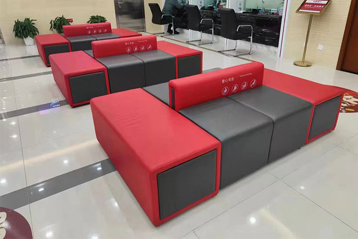 济南银行家具，银行等候区沙发